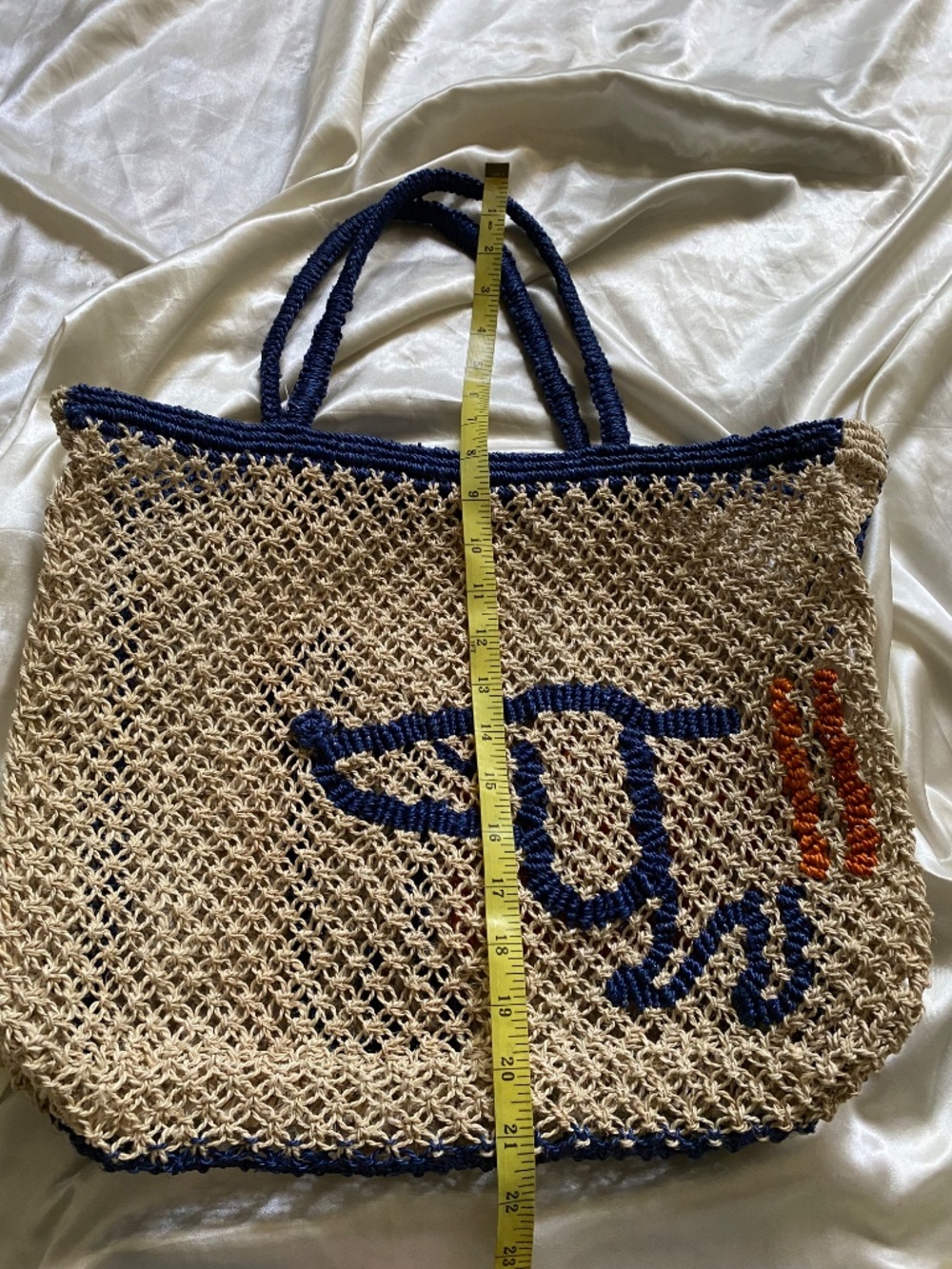 The Jacksons Breton Dog Jute Tote Bag Weiner Dog Daushaund - Picture 4 of 6